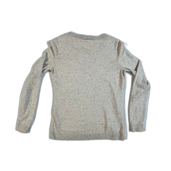 Talbots Fall Leaf Motif Beige Sweater Crewneck XS Cottagecore Cozy Cabincore $89 - Picture 2 of 8